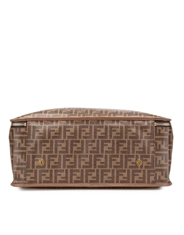 Pre-Loved by Azura Reborn - Pre-Loved Zucca Coated Canvas Karligraphy Travel Bag