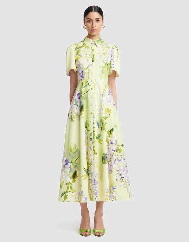 LEO LIN - Bianca Short Sleeve Midi Dress