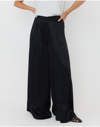 ALEXANDRA - Pizzi Pants Black