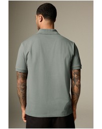 NEXT - Short Sleeve Cuban Collar Pique Polo Shirt
