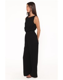 Petal & Pup - Brenna Cotton Jumpsuit - Black