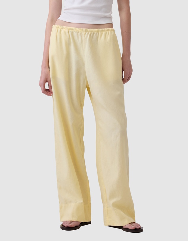 GAP - Linen Drawstring WL Pants