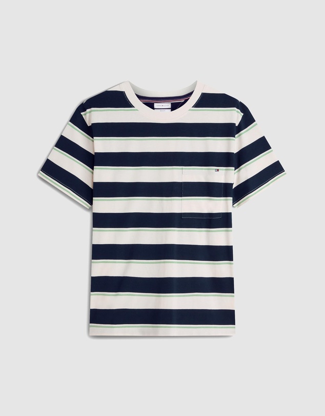 Tommy Hilfiger - Mixed Stripe Relaxed Jersey T-Shirt