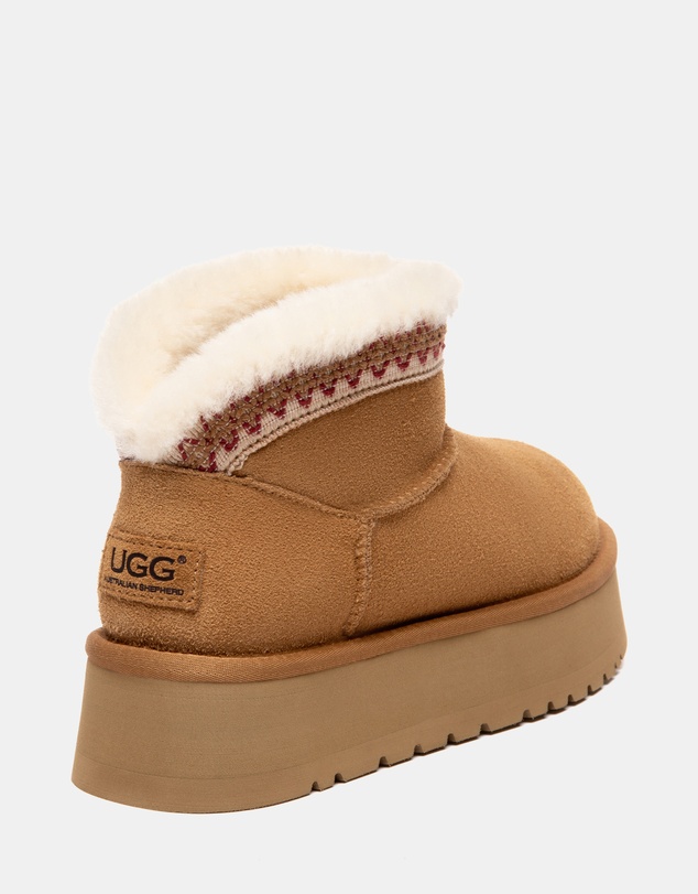 EVERAU - Australian Shepherd Ugg Liora Cow Suede Upper UGG Boots