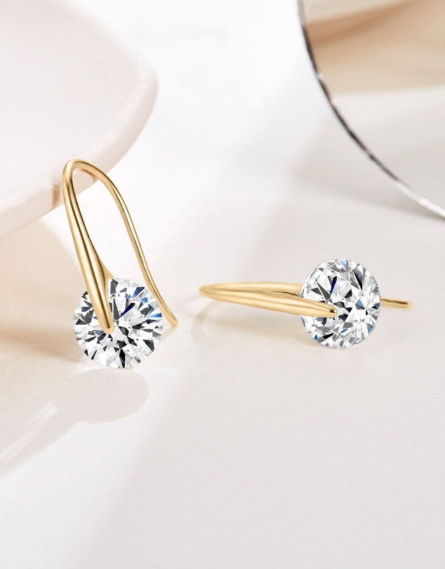 Mestige - Eclipse Earrings - 18K Gold Plated