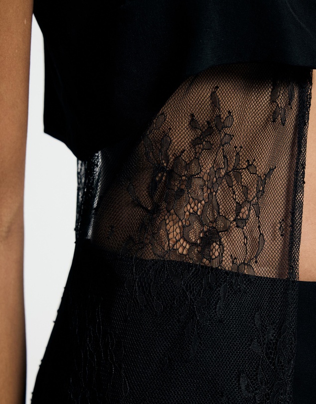 Lover - Malina Layered Lace Tunic Top