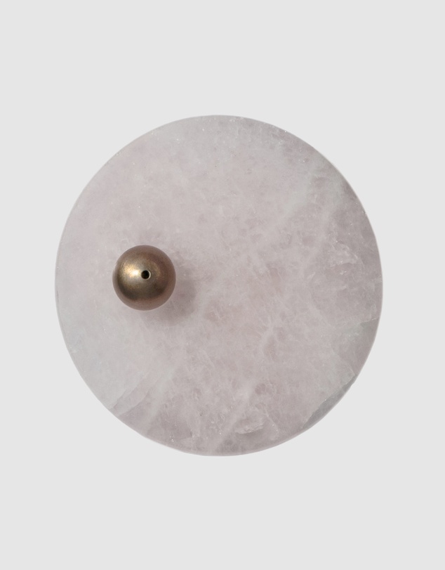 MAHO Sensory - Hoseki Sara - Rose quartz crystal Incense burner