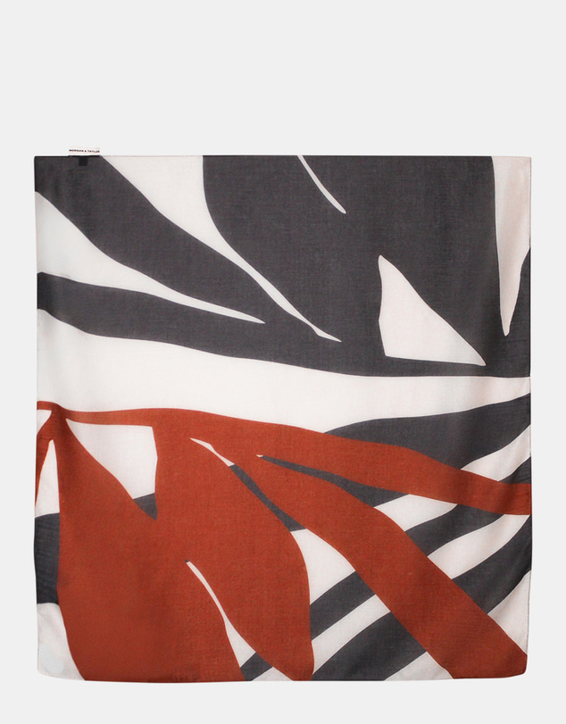 Morgan & Taylor - Fern Large Scarf in Red