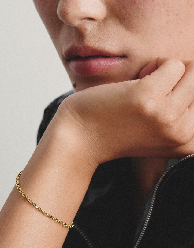 THOMAS SABO - Gold-Tone Stainless Steel Paperclip Bracelet 2.3mm