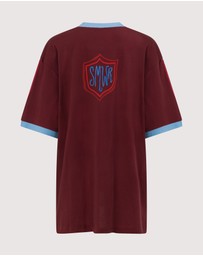 SMWR. by The Somewhere Co - All in on Hearts Oversized Tee