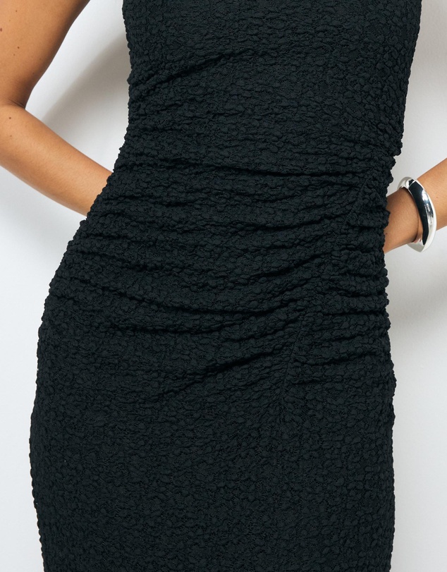 AERE - Raven Lace Jersey Maxi Dress