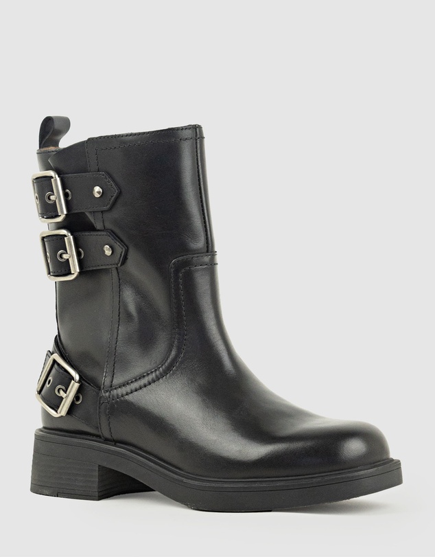 Edward Meller - WHITLEY Ankle Boot with Three Buckles
