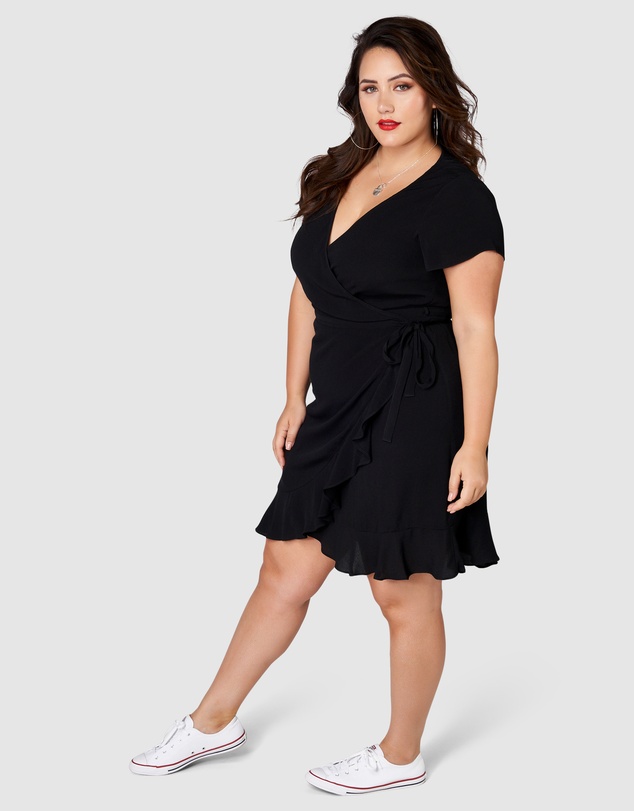 Sunday In The City - My Wave Wrap Dress