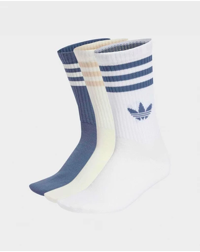 adidas Originals - 3-Pack Three Stripes Crew Socks