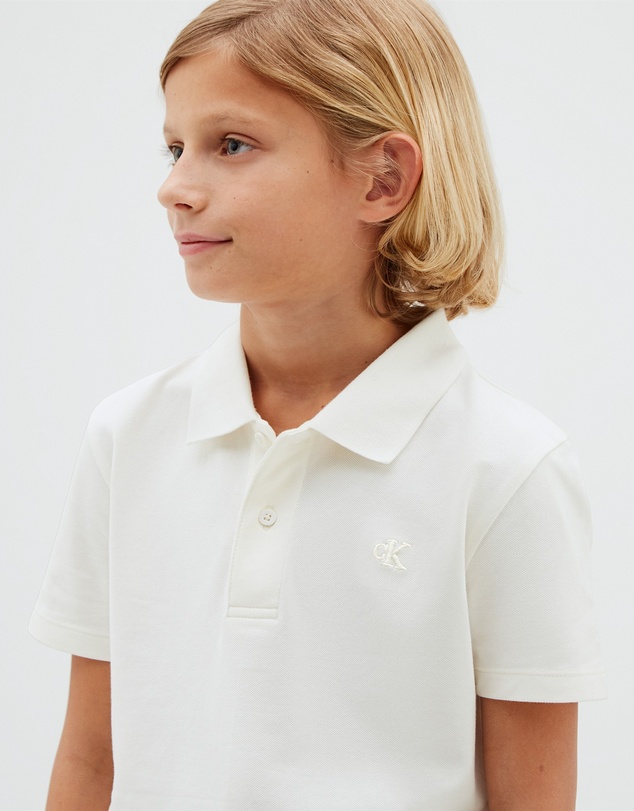 Calvin Klein Jeans - Boys Solid Pique Polo Shirt