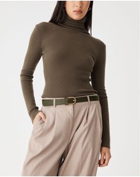 Forcast - Geneva Croc Belt
