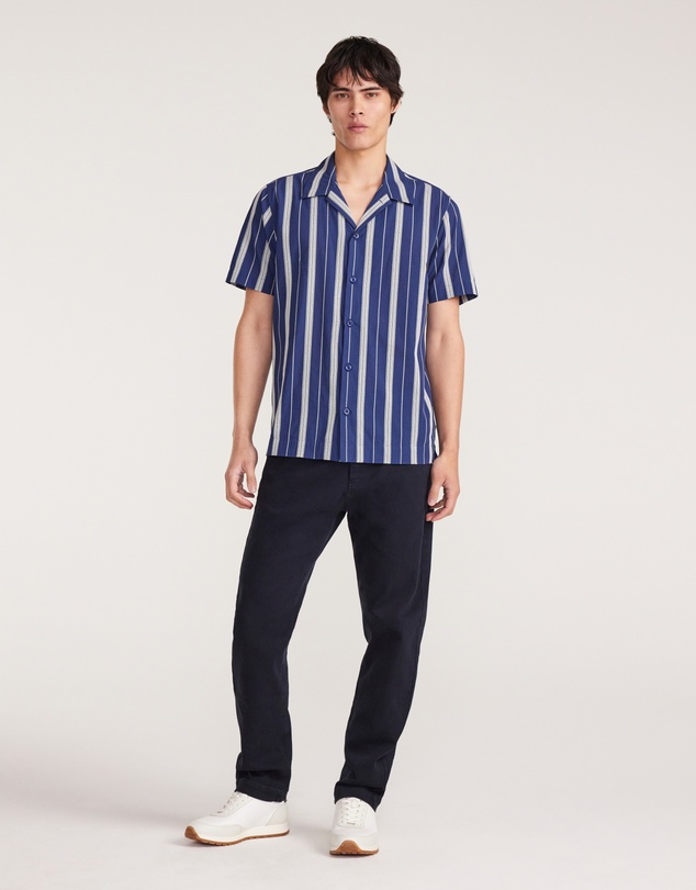 Calibre - Slim Tapered Denim Pants Navy
