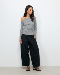 AERE - Organic Cotton Cargo Barrel Pants
