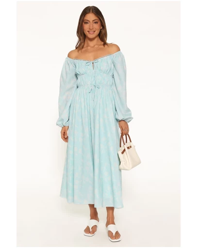 Petal & Pup - Maureen Maxi Dress - Green Spring Ditsy