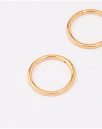 Lovisa - Gold Plated Titanium Fine Sleeper Earrings 10mm