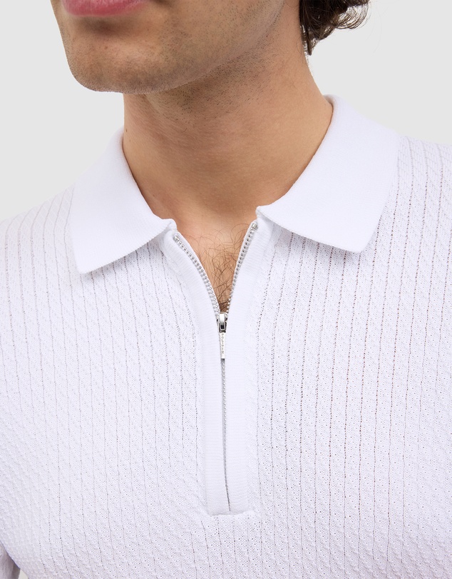 Politix - Callum Textured Knit Polo