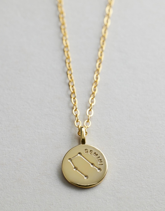 Native Sol - Gemini Star Sign Pendant Necklace