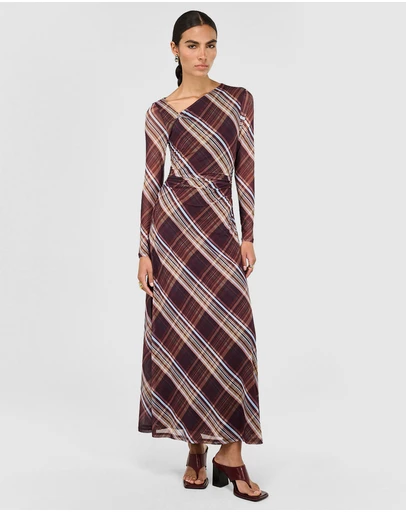 Staple the Label - Arles Mesh Midi Dress