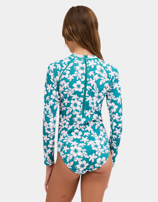 Billabong - Girls 8 to 16 Coconut Rush Long Sleeve Rashguard