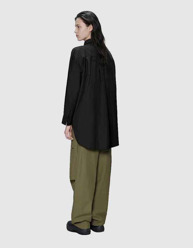 RAINS - Light Woven Long Sleeve W Shirt Black