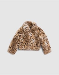 Bardot Junior - Sylvie Faux Fur Jacket - Kids-Teens