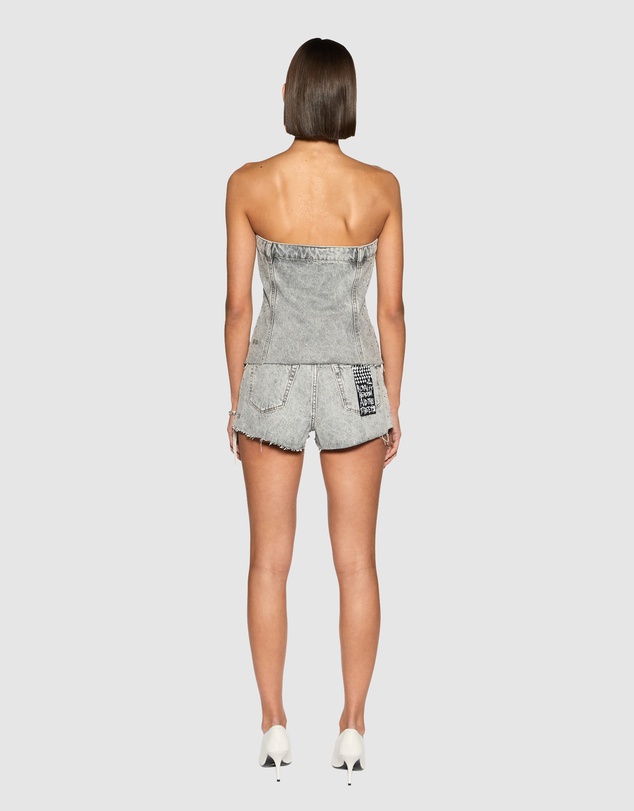 Ksubi - RETRO BUSTIER DIME KRYSTAL