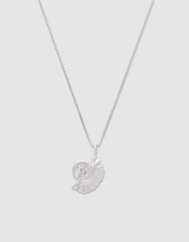 Wanderlust + Co - Dumpling Silver Necklace