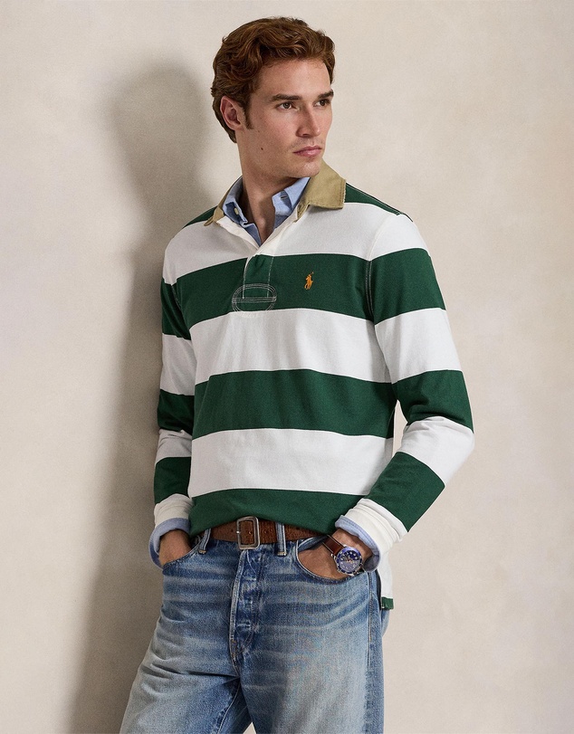 Polo Ralph Lauren - Classic Fit Khaki-Collar Rugby Shirt