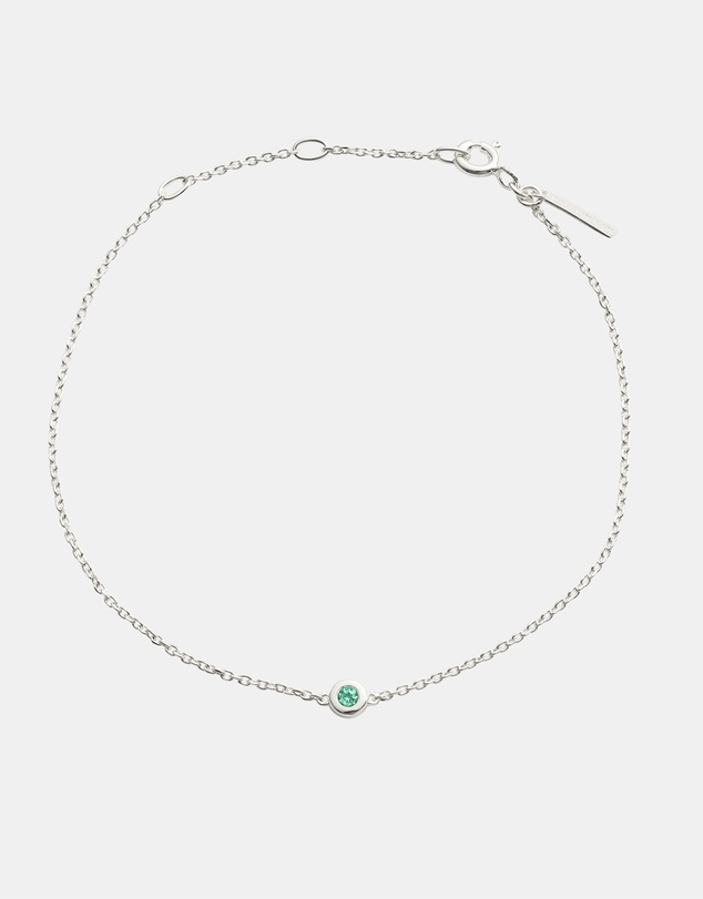 Kirstin Ash - Petite Birthstone Bracelet May Emerald