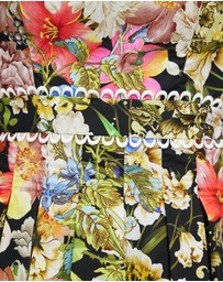 Honey and Beau - Romantic Flower Strapless Maxi Dress
