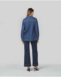 DRICOPER DENIM - Ash Denim Pop Over Shirt