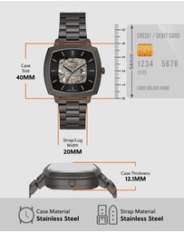 Fossil - Machine Luxe Gunmetal Analogue Watch