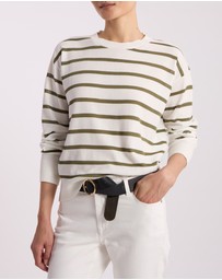 David Lawrence - Kasey Velvet Stripe Knit Jumper