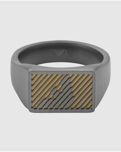 Emporio Armani - Two-Tone Signet Ring