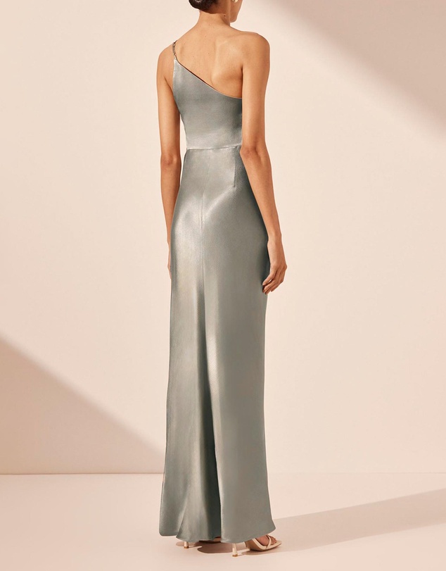 Shona Joy - La Lune Asymmetrical Gathered Maxi Dress