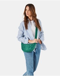 Pierre Cardin - Pierre Cardin Ladies Nylon Crescent Cross-Body Bag
