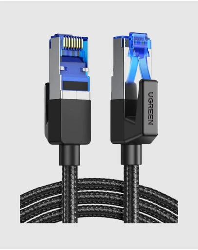 Ugreen - UGREEN 2m Cat8 LAN CableNetwork Cable Black