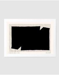 Olive et Oriel - Simple Artline No31 by Treechild Art Print