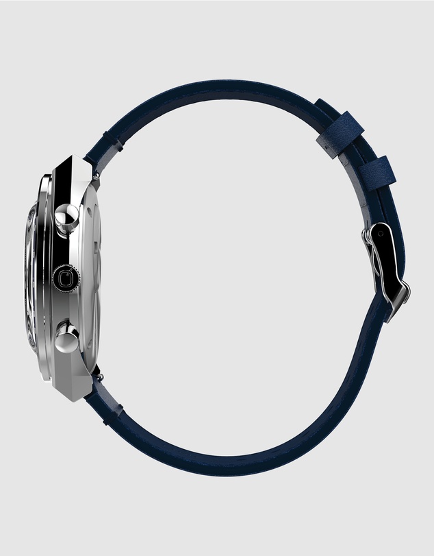 TIMEX - Q Timex® Chronograph 40mm Leather Strap Watch