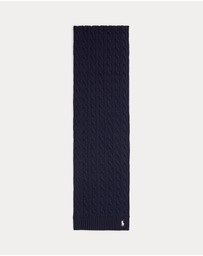 Polo Ralph Lauren - Cable-Knit Cotton Scarf