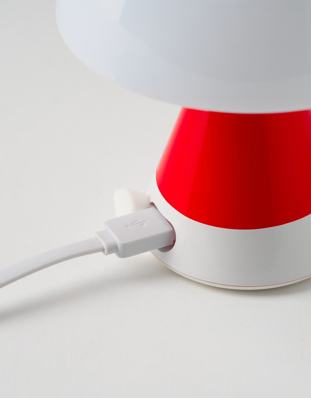 Lexon - Lexon Mina M Medium Portable Led Lamp PANTONE -2035 Red
