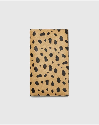 Nakedvice - The Salerno Cheetah Print Passport Wallet