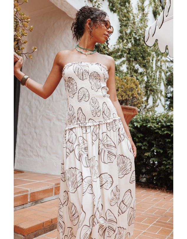 Petal & Pup - Parkway Maxi Dress - Cream Shells