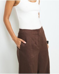 AERE - Leda Wide Leg Pants