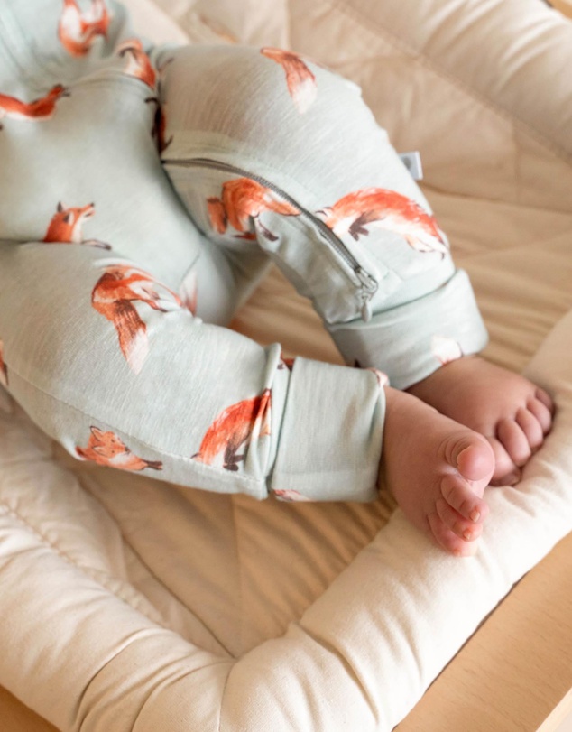 Fox & Finch - Mr Fox Organic LS Zipsuit - Babies